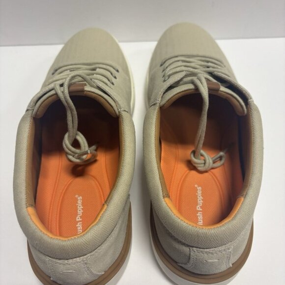 Hush Puppies Men’s Dash Oxford Oatmeal Brown, Size 11.5 W main image 4
